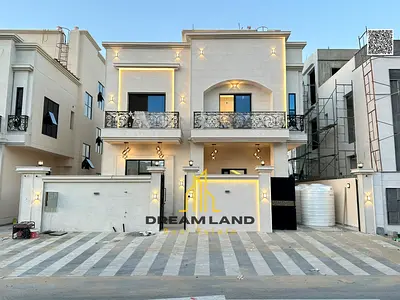 Classic villa for sale in Al Helio 2, Ajman | With classic designs and high-quality finishes | Setback in front of the villa | Spacious areas for fami