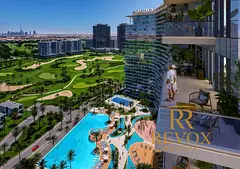 Furnished 2BR Apartment | Balcony with Golf & Park Views | DAMAC Hills