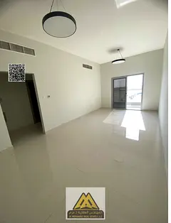 First-occupancy 2-bedroom apartment with living room in Al Jurf Industrial 3, 3 bathrooms, prime loc