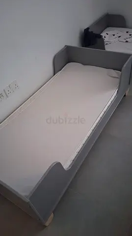 toddler bed frame (grey) - good condition 2 available
