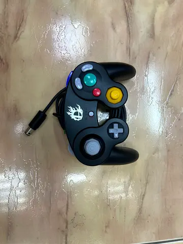 Wired Nintendo GameCube Controller - Black (Good Condition)