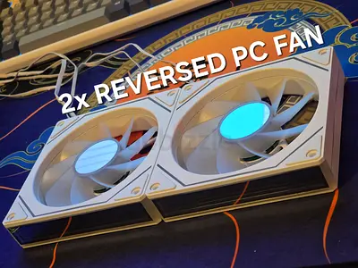 4x Prism 7 Pro infinity mirror ARGB PWM/Case Fan (White)