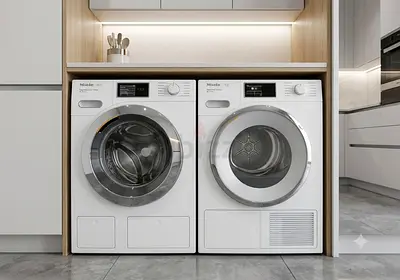 Miele WT1 Separate Washer  Dryer Set – 8kg Washer, 8kg Dryer, Premium German Quality