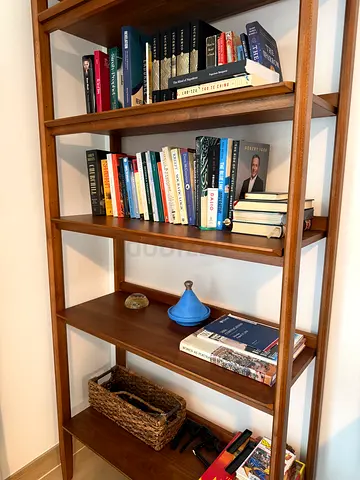Crate Barrel Wood Bookshelf
