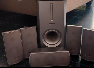 Panasonic home theater DVD with speakers