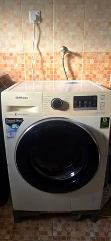 Samsung Front Load Washing Machine with AddWash Door - Good Working Condition