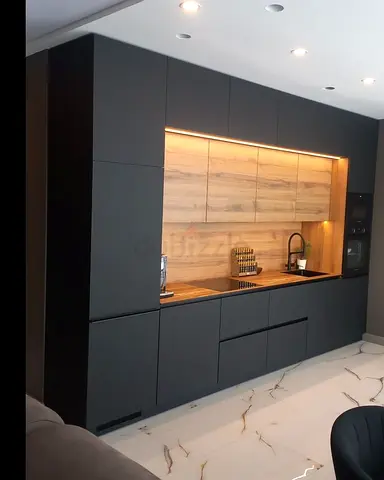 New custom made kitchen cabinet | Kitchen cabinet with island with warranty in Ras al khaima