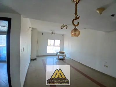 غرفتان وصالة بمساحة ممتازة 2 حمام بلكونة بإطلالة مفتوحة باركن مجاني خزائن حائط غرفة غسيل مستقلة