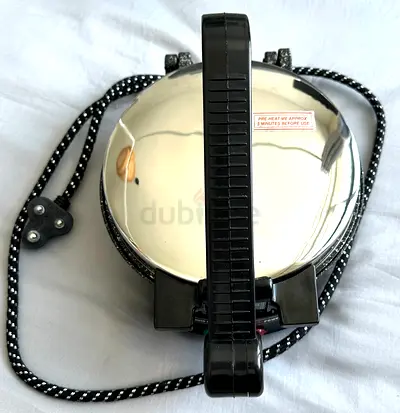 Electric Roti/Chapati/Tortilla/Khakhra Maker - Compact Stainless Steel