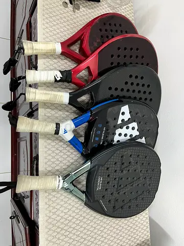 Padel rackets - 2 Adidas - 3 18K customized Rackets - QTY#5