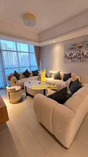 One-bedroom apartment in Ajman - Al Rashidiya 1 - Gulfa Tower - furnished with hotel-style furniture