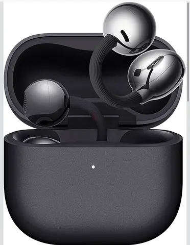 Huwawi free clip Nothing ear (1) True Wireless Earbuds with Charging Case - Black