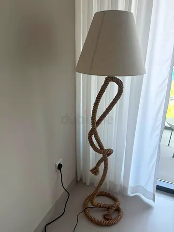 Pier Floor Lamp — 160 cm, rope-style design