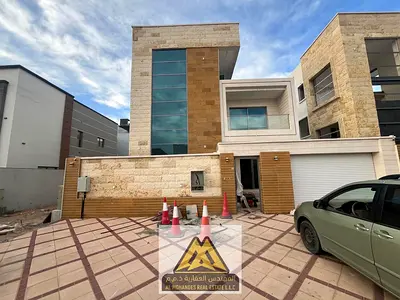 Al Yasmeen, Ajman, featuring a modern design and high-quality finishing, ideal for families seeking spacious and comfortable living. The villa consist