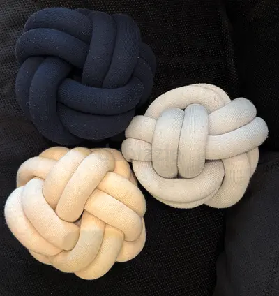 Set of 3 Decorative Knot Cushions - Design Within Reach