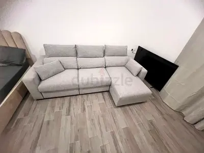 IKEA Esklstuna L Shape Sofa Bed Gray
