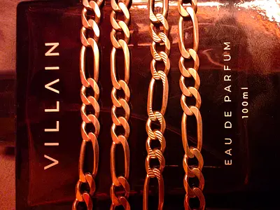 925 Mens silver neck chain with two silver rings