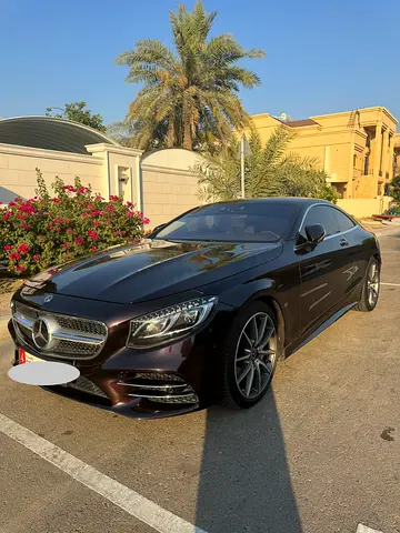 2018 Mercedes-Benz S560 Coupe | GCC | First Owner | Fully Loaded | Designo Ruby Black Metallic