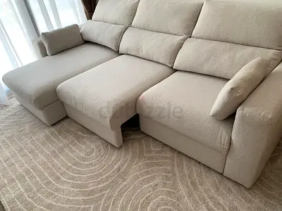 Ikea eskilstuna L shape sofa bed under storage