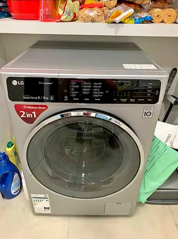 LG 2-in-1 Front Load Washer Dryer 9kg/wash 6kg dryr good working conditions fre home delivery