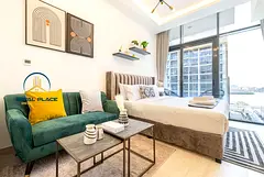 Fully Furnished Specious Studio Azizi Riviera