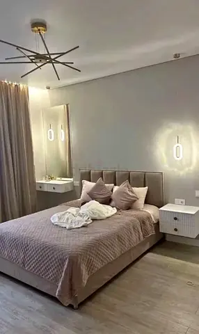 Modern Luxury Velvet Bed For Sale Soft Headboard Design