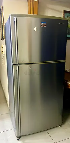Well-maintained 2-door Refrigerator - Silver Finish