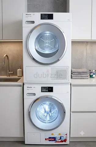Miele W1T1 WMV 960 WPS 9kg Washer  TMV 840 WP 9kg Tumble Dryer Set – Under Warranty