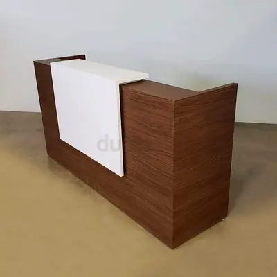 Modern Wooden Reception Desk custom made