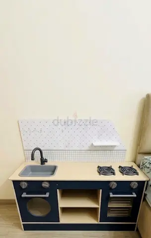 Wooden Play Kitchen Set without Accessories - Good Condition