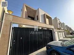 Luxury villa for rent, fully furnished, in the prestigious Al Yasmin area of ​​Ajman