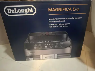 DeLonghi Magnifica Evo Automatic Espresso Machine (boxed- never used)