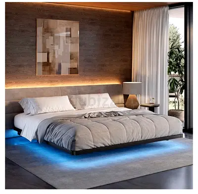 200x200 floating bed frame