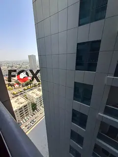 Annual Rent | City Tower, Al Nuaimiya 3, Ajman. 1BR Hall, 2 Bathrooms, Balcony, Free Parking, Open V