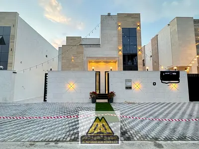A spacious villa is available for annual rent in Al Zahya- 4 Master Bedrooms Spacious Majlis Large Living Hall Practical Kitchen Maid’s Room