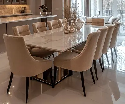 New Dining table with chairs for sale | New custom made dining set