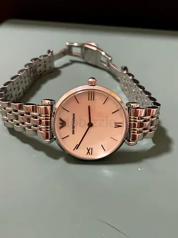 Emporio Armani silver womens watch - stainless steel bracelet, working
