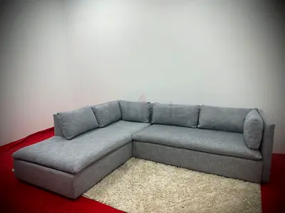 Like new condition pottery barn lshape sofa