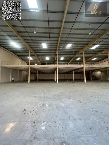 Massive 31,000 SQFT Warehouse with Mezzanine for Rent in Al Jurf 2 | Ideal for Supermarket & Storage | 50 KW Power