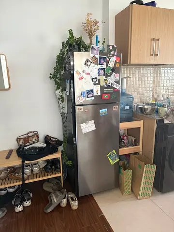 Stainless Steel Refrigerator - Good Working Condition