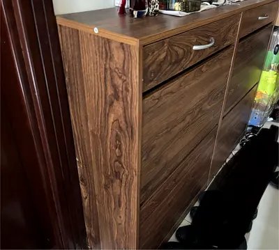 Zimtown Shoe Rack 12 pairs with 3 Drawers