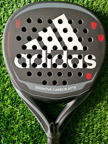 Adidas Essnova Carbon ATTK Padel Racket 3K Carbon Diamond Shape + Free Bag