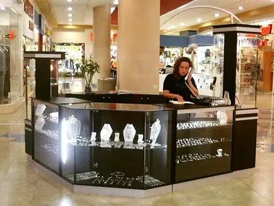 Mall Jewelry Kiosk