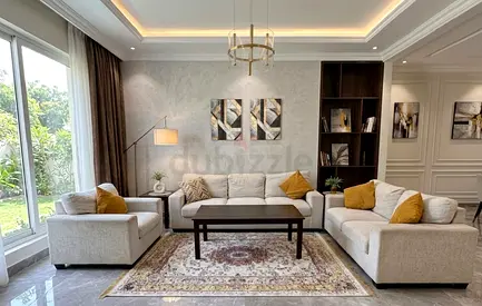 Beige L-shaped Sofa Set with  Good Condition