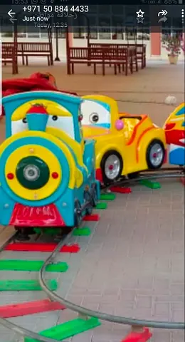 Kids Electric Train Ride-on Car on Track - Good Condition