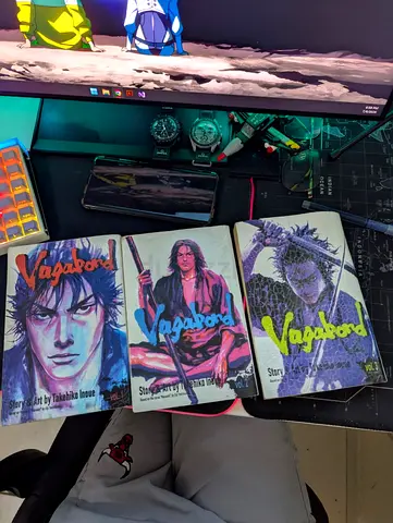 Vagabond manga volumes by Takehiko Inoue (1,2,3 volumes)