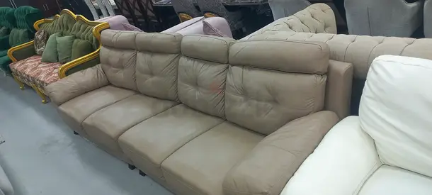 Seater Leather Sofa – Good Condition
Used 4 Seater Leather Sofa for Sale
4 Seater Leather Sofa Set –