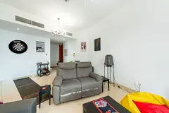 Spacious Furnished 1BR | High Floor | Skyline