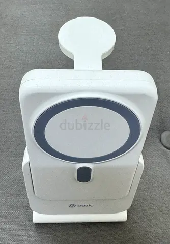 Bazic MagSafe Wireless Charger Stand - White, New (4in1)