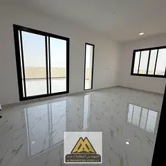 For rent: 1-bedroom apartment with rooftop, first tenant, Al Talla 1 Ajman, AED 40,000 yearly, 4 or